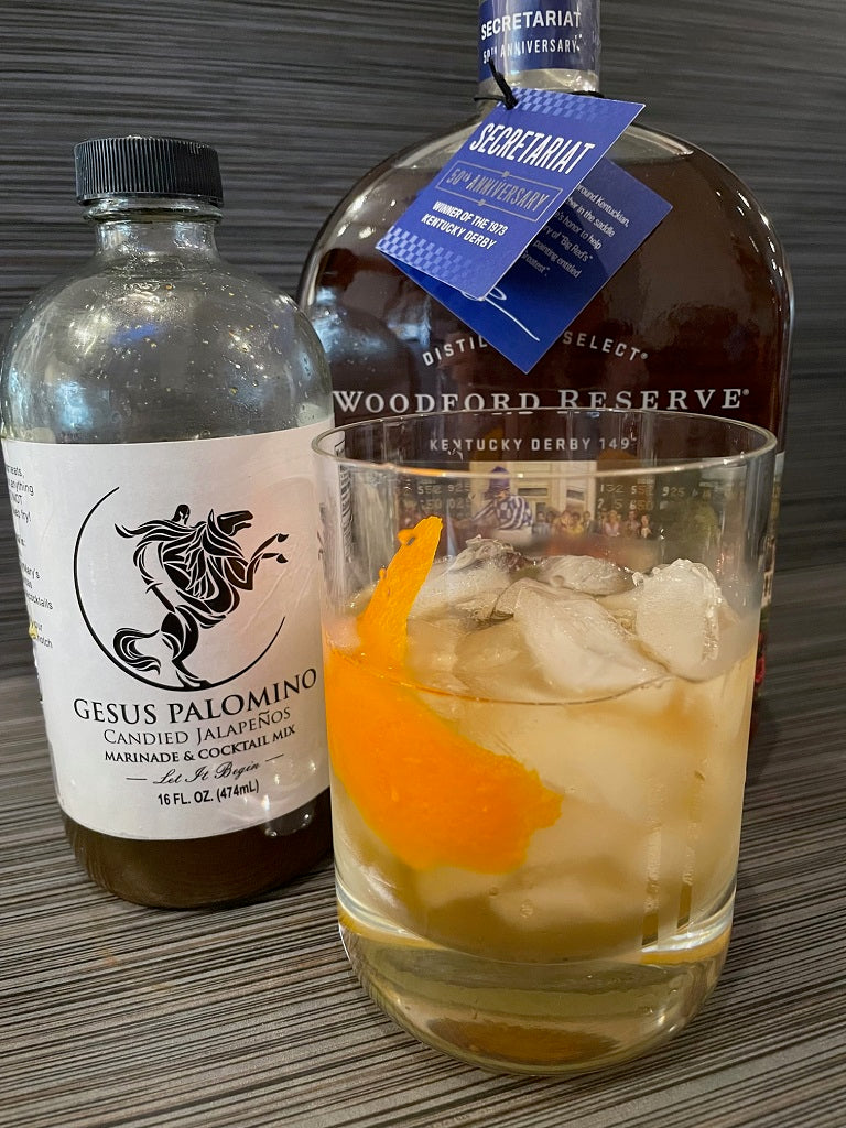 Candied Jalapeno Old Fashioned Cocktail Recipe